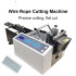 0.1-2mm Metal Wire rope flat cutting machine stainless steel copper and welding wire cutter with straightener