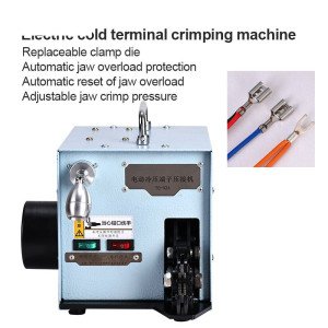 60W Terminal Crimping Machine YQ-02A 220V 50Hz Electric Cold Pressing Terminal Crimping Machine