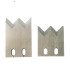 2pcs/set Knife Blade cutter for SWT508 220 Automatic Computer Wire Stripping Peeling Cutting Machine Tungsten carbide Blade