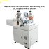 Fully Automatic Servo Double-terminal Wire Arrangement Cutting Stripping Crimping Machine Row Line Cable Cutting Peeling Crimper