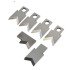 2pcs/set Knife Blade cutter for SWT508 220 Automatic Computer Wire Stripping Peeling Cutting Machine Tungsten carbide Blade