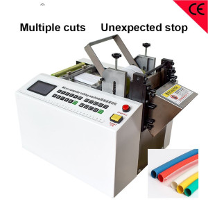 High speed Automatic heat shrinkable tube silicone plastic hose cutting machine nylon pipe cut machine