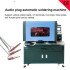 Audio plug automatic soldering machine video heads DC 3.5 terminals two poles pins welded equipment