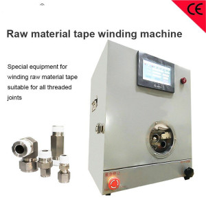 Raw material tape winding machine Threaded joints taping tool Automatic pipe joints water raw material wrapping machine