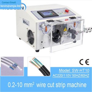 electric Wire Machine 10 mm Square Sheath Wire Stripping Machine AC220V50/60HZ