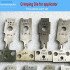 5556 5557 Side Feed Coiling Terminal Crimping Blades DC5.3 Steel Crimp Die