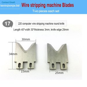 40*30*3mm Computer sheath Wire Strip Machine Round Knife Cut Die