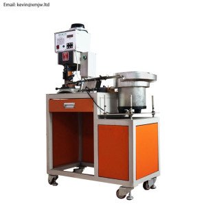 Ultra-quiet automatic vibration plate terminal feeding semi automatic terminal crimping machine