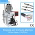 DC Head Double Wire Crimping Machine Automatic Two Cores Flat Wire Crimp Machine