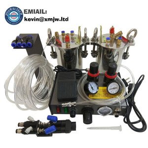 Semi Automatic Liquid Glue Gispenser A B Mixed Epoxy Resin Glue Applicator Two Component Dispenser Resin Application Machine