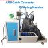 HS-T112 Automatic Pneumatic USB Cable Connector Stripping and Soldering Machine PCB Board Desktop Tinning Welding Machine