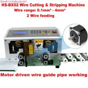 Electric Wire Cable Cutting Stripping Machine High Speed Automatic Copper Wire Cable Cut Strip Machine