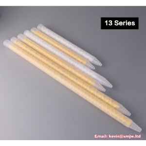 20 PCS MC Static Mixing Tube Spiral Mixing Tube Glue Nozzle AB Two-Component Glue Dispensing Needle Mixing Stick