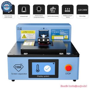 TBK LCD Screen Separator Auto Heating Platform Fori iPhone Repair Machine Glass Removal Smooth Plate Screen Separator 220/110V