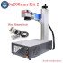 Fiber Laser Marking Machine with Rotary JPT  MOPA M7 or Raycus or MAX 20W 30W 50W or 60W 70W 100W Metal Engraving Machine