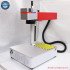 MAX Fiber Laser Marking Machine 20W Metal Engraver Stainless Steel Gold Silver Laser Cutting Machine with Ring Cups Rotary Axis