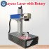 50W Raycus Fiber Laser Engraver - Rotary Card Silver Gold 30W 20W Max