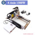 CNC 6040 4 Axis Metal Router 3040 2.2KW 3D Rotary Axis Wood Carving Engraving Machine PCB Milling USB Port with Water Tank