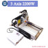 CNC 6040 4 Axis Metal Router 3040 2.2KW 3D Rotary Axis Wood Carving Engraving Machine PCB Milling USB Port with Water Tank