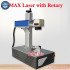 50W Raycus Fiber Laser Marking Machine Jewerly Metal Engraving Engraver With Rotary For Card Silver Gold Cutting 30W 20W Max