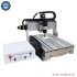 CNC Router 3040 4 Axis Wood Engraving Metal Milling PCB Carving Cutting Machine Tool Auto-checking with 4th Rotary Axis