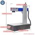 50W Raycus Fiber Laser Marking Machine Jewerly Metal Engraving Engraver With Rotary For Card Silver Gold Cutting 30W 20W Max