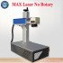 50W Raycus Fiber Laser Marking Machine Jewerly Metal Engraving Engraver With Rotary For Card Silver Gold Cutting 30W 20W Max