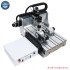 CNC Router 3040 4 Axis Wood Engraving Metal Milling PCB Carving Cutting Machine Tool Auto-checking with 4th Rotary Axis