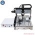 CNC Router 3040 4 Axis Wood Engraving Metal Milling PCB Carving Cutting Machine Tool Auto-checking with 4th Rotary Axis