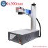 Fiber Laser Marking Machine Raycus 20W 30W 50W 70W 100W with Rotary Axis Metal Engraving Cutting Machine For Card Silver Gold