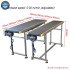 1500MM 1200MM 1000MM 750mm Steel Conveyor Belt Machine 200-500mm Width Adjustable Guardrail for Automatic Electrical Industrial