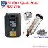 CNC Air Cooled Spindle Kit - 800W/1500W/2200W, 220V VFD, ER11/ER16/ER20