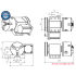 CNC Rotary Axis 4th Axis 3jaw 4Jaw Chuck 65mm Center Height Activity Tailstock Indexing Head for CNC Router Engraver Machine