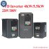 CNC Parts VFD Inverter 4KW/4.5KW - Variable Frequency Drive for CNC Router Spindle