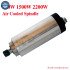 CNC Air Cooled Spindle Kit 800W 1500W 2200W 2.2KW 1.5KW Frequency Converter Inverter 220V VFD ER11 ER16 ER20 Collet Chuck