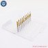 10pcs CNC Router Bits 0.8-3.175mm - Titanium Coated Carbide PCB Milling Cutter