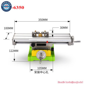Multifunction Drill Vise Fixture Working Table Mini Precision Milling Machine Worktable X Y Axis Adjustment Coordinate Table